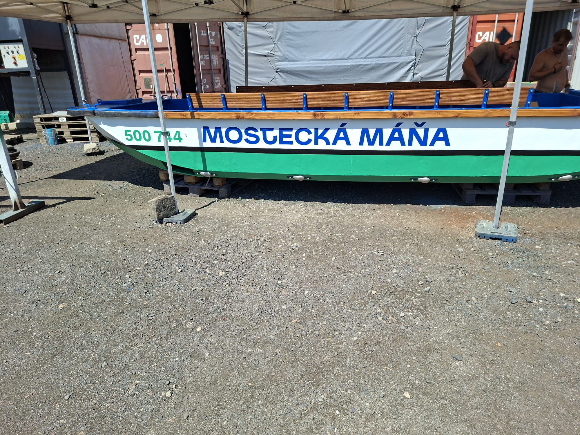 Mostecká Máňa Corrotech nátěrové hmoty Nátěry lodí Corrotech Most